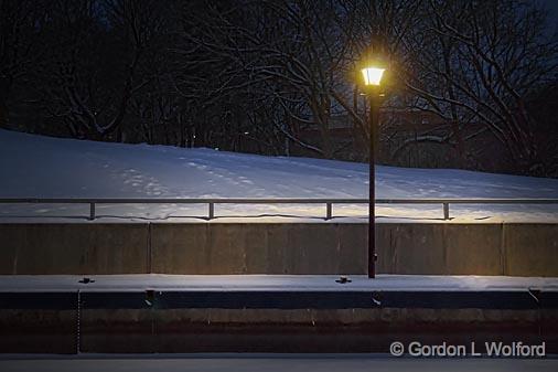 Canal Light In First Light_05142-7.jpg - Photographed along the Rideau Canal Waterway at Smiths Falls, Ontario, Canada.